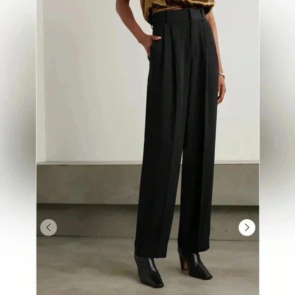 PETAR PETROV The Founder pleated wool-blend twill wide-leg pants - Picture 2 of 10